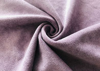 400GSM ยืด 92% โพลีเอสเตอร์วัสดุนิ่มคู่สำหรับเสื้อผ้าเผือกสีม่วง