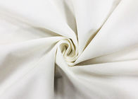240GSM นุ่ม 100% โพลีเอสเตอร์แปรงผ้าสำหรับเสื้อผ้าอุปกรณ์สีขาว