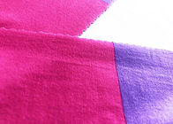170GSM ยืด 92% โพลีเอสเตอร์พิมพ์ผ้าสำหรับชุดกีฬาสีชมพูสีม่วง