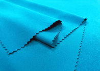 290GSM ผ้ายืด 87% ไนลอนวิปริตถักผ้ายืดหยุ่นสีเขียวขุ่นธรรมดาสีฟ้า