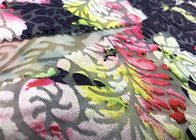 ผ้ากำมะหยี่ไมโครโทน 2 สีสำหรับชุดสตรีสีชมพูกุหลาบ 190GSM ผ้าโพลีเอสเตอร์ 94%