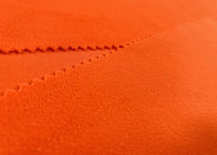 240GSM ผ้าโพลีเอสเตอร์ 100% DWR สำหรับอุปกรณ์เสริมสีส้มสะท้อนแสง