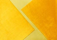 ผ้าของเล่นตุ๊กตา 210GSM / ผ้าตุ๊กตาโพลีเอสเตอร์ 100% สีเหลืองทอง
