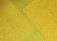 210GSM นุ่ม 100% โพลีเอสเตอร์ลายนูนผ้าไมโครกำมะหยี่ - สีเหลือง