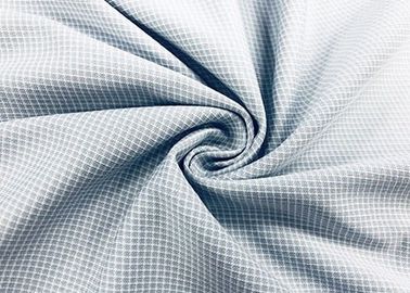 ผ้าทอโพลีเอสเตอร์ 100 เปอร์เซ็นต์ลายตารางสีน้ำตาลลายตารางสีเทาลายทาง 130GSM
